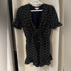 Navy Blue Beautiful Lucca Romper